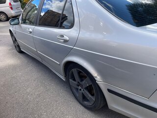 2002 Saab 9-5 I Рестайлинг, серебристый, 530000 рублей, вид 5