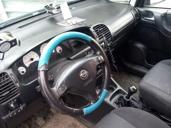 2001 Opel Zafira A, серый, 450000 рублей - вид 8
