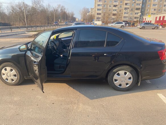 2013 Skoda Octavia III (A7), чёрный - вид 3