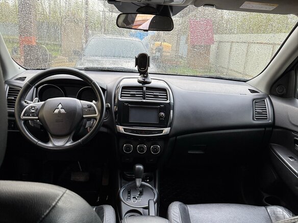 2015 Mitsubishi ASX I Рестайлинг, чёрный, 1090000 рублей - вид 5