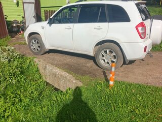 2015 Chery Tiggo (T11) I Рестайлинг (FL), белый, 400000 рублей, вид 3