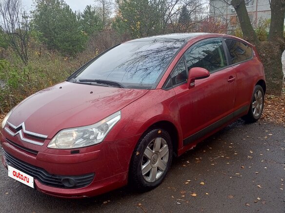 2007 Citroen C4 I, красный, 300000 рублей
