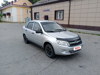 2013 Lada (ВАЗ) Granta I, серебристый, 410000 рублей, вид 2
