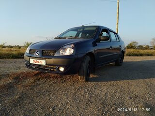 2005 Renault Symbol I Рестайлинг, синий, 280000 рублей, вид 1