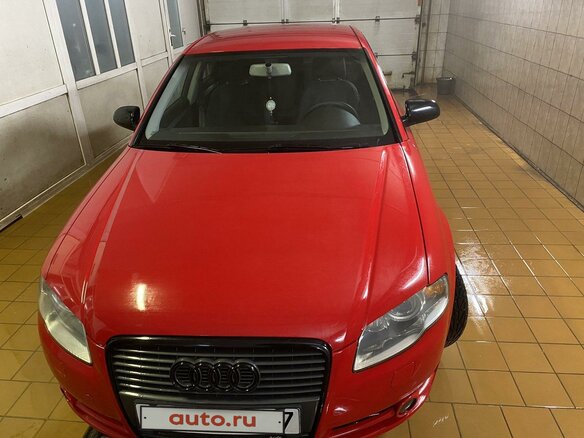 2006 Audi A4 III (B7), красный, 733841 рублей - вид 1