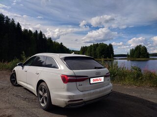 2019 Audi A6 40 TDI V (C8), белый, 3300000 рублей, вид 4