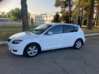 2008 Mazda 3 I (BK) Рестайлинг, белый, 720000 рублей, вид 4