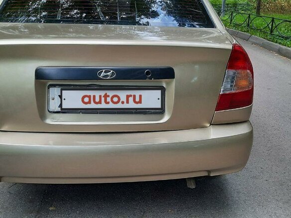 2004 Hyundai Accent ТагАЗ II, бежевый - вид 5