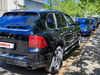 2006 Porsche Cayenne S I (955), чёрный, 1190000 рублей, вид 4