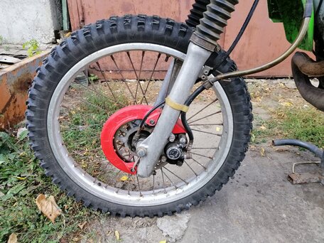 1994 Yamaha DT125, зелёный, 128000 рублей, вид 3