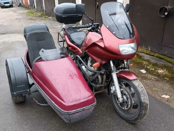 2001 Yamaha XJ900, красный, 360000 рублей - вид 9