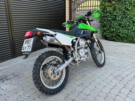 2014 Kawasaki KLX 250, зелёный, 365000 рублей, вид 1
