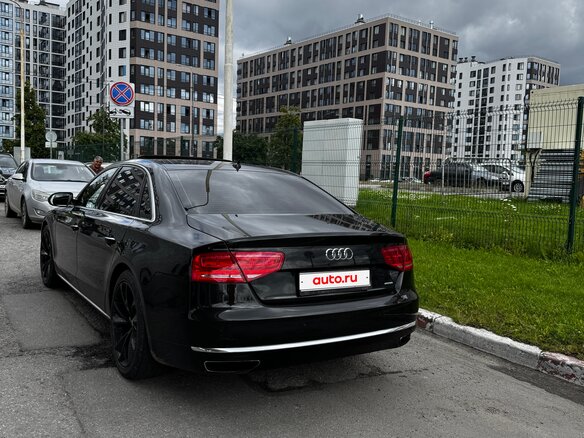 2010 Audi A8 Long III (D4), чёрный, 1250000 рублей - вид 3