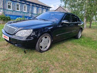 2000 Mercedes-Benz S-Класс 600 Long IV (W220), чёрный, 550000 рублей, вид 1