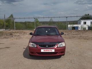 2006 Hyundai Accent ТагАЗ II, красный, 270000 рублей, вид 3