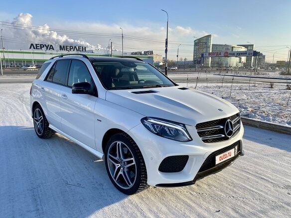 2016 Mercedes-Benz GLE AMG 43 AMG I (W166), белый - вид 2
