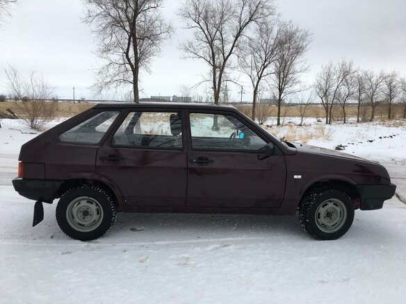1998 Lada (ВАЗ) 2109, красный, 130000 рублей - вид 2