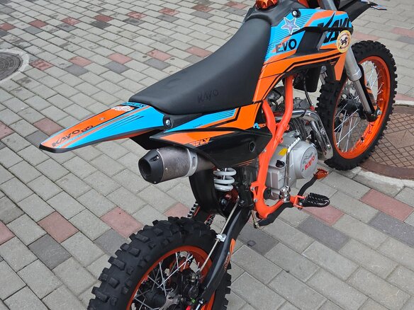 2022 Kayo Evolution YX125EM, чёрный, 95000 рублей - вид 10