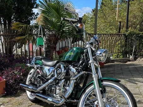 2013 Harley-Davidson Sportster 1200, зелёный, 799000 рублей, вид 4