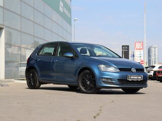2013 Volkswagen Golf VII, голубой, 800000 рублей, вид 3