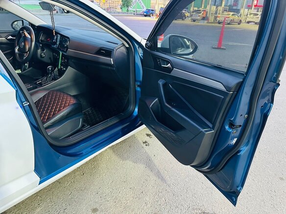 2018 Volkswagen Jetta 8-speed VII, синий, 1340000 рублей - вид 7