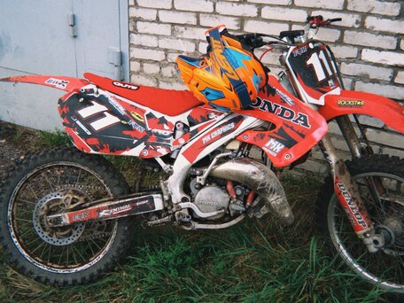 1998 Honda CR 125R, красный, 200000 рублей, вид 4