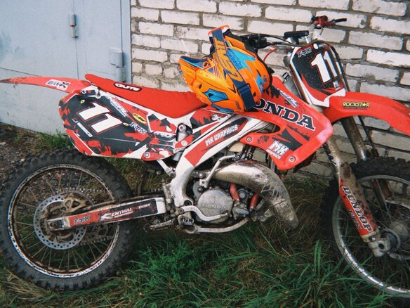 1998 Honda CR 125R, красный, 200000 рублей - вид 3