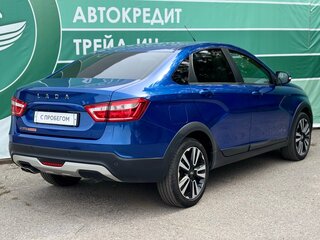 2021 Lada (ВАЗ) Vesta Cross I, синий, 1260000 рублей, вид 5