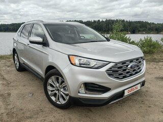 2019 Ford Edge II Рестайлинг, серебристый, 1900000 рублей, вид 4