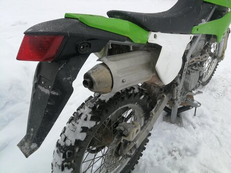 2009 Kawasaki KLX 250, зелёный, 290000 рублей, вид 2