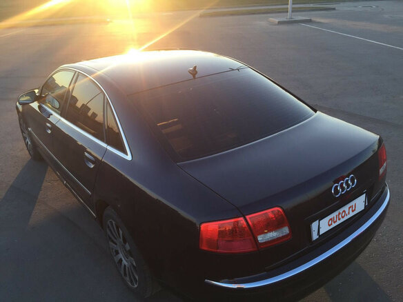 2006 Audi A8 II (D3) Рестайлинг, чёрный - вид 3