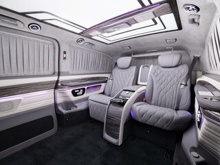 2025 Mercedes-Benz V-Класс Extra Long 300 d экстра длинный III (W447) Рестайлинг 2, чёрный, 30000000 рублей, вид 1