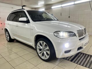 2009 BMW X5 35d II (E70), белый, 2260000 рублей, вид 1