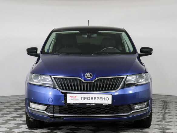 2019 Skoda Rapid I Рестайлинг, синий - вид 1
