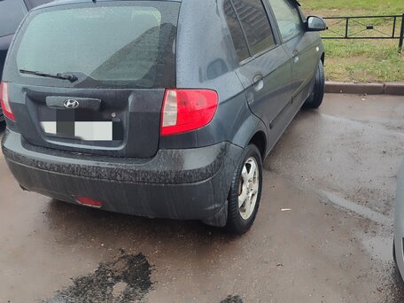 2010 Hyundai Getz I Рестайлинг, серебристый, 520000 рублей, вид 4