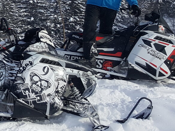2015 Polaris 600 PRO-RMK, белый, 810000 рублей - вид 5