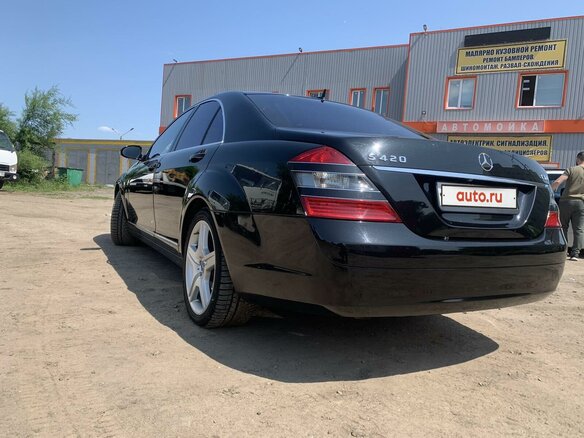 2006 Mercedes-Benz S-Класс 420 V (W221), чёрный, 1400000 рублей - вид 7