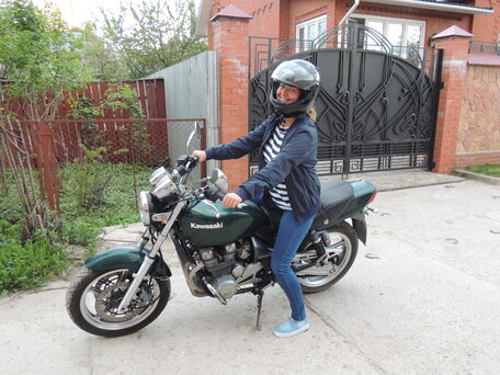 1996 Kawasaki ZR 550 Zephyr, зелёный, 419054 рублей, вид 5