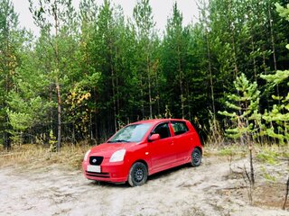 2007 Kia Picanto I, красный, 440000 рублей, вид 4