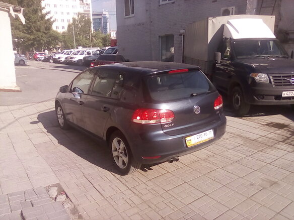 2010 Volkswagen Golf VI, синий - вид 7