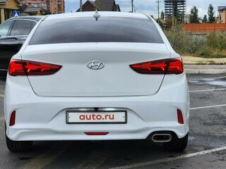 2018 Hyundai Sonata VII (LF) Рестайлинг, белый, 1850000 рублей, вид 4