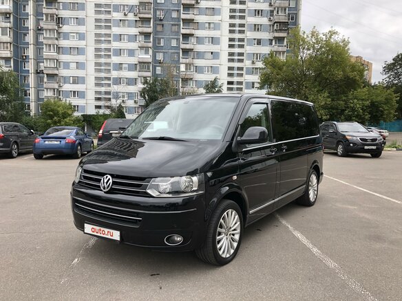 2011 Volkswagen Multivan T5 Рестайлинг, чёрный
