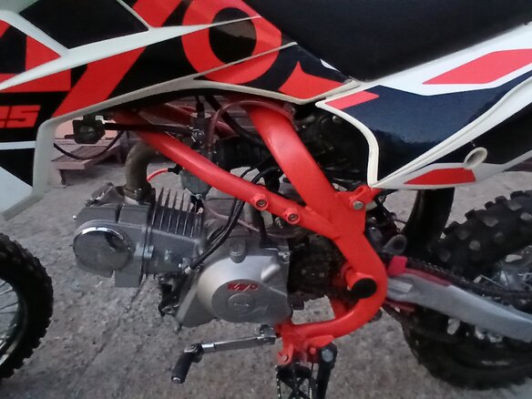 2024 Kayo Basic TT125EM, белый, 70000 рублей - вид 5