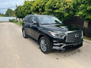 2021 Infiniti QX80 I Рестайлинг 3, чёрный, 4640000 рублей, вид 3
