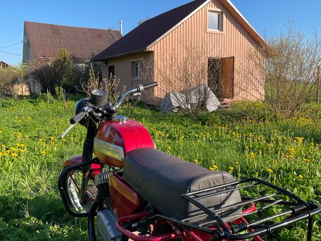 1974 Jawa 350/634, красный, 330000 рублей, вид 4