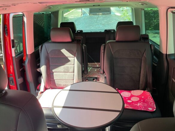 2018 Volkswagen Multivan T6, красный, 7000000 рублей - вид 14