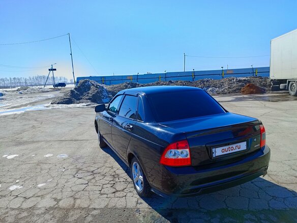 2011 Lada (ВАЗ) Priora I, чёрный, 460000 рублей - вид 8