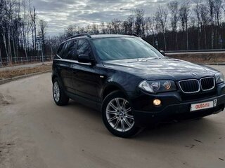 2008 BMW X3 20d I (E83) Рестайлинг, чёрный, 900000 рублей, вид 3