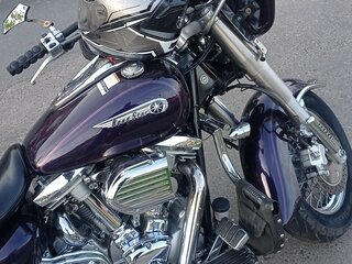 2000 Yamaha XV 1600 Road Star, фиолетовый, 620000 рублей, вид 3