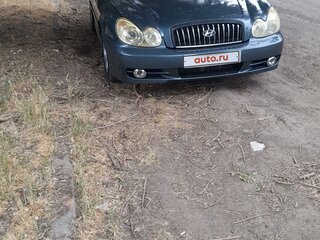 2002 Hyundai Sonata IV (EF) Рестайлинг, серый, 400000 рублей, вид 2